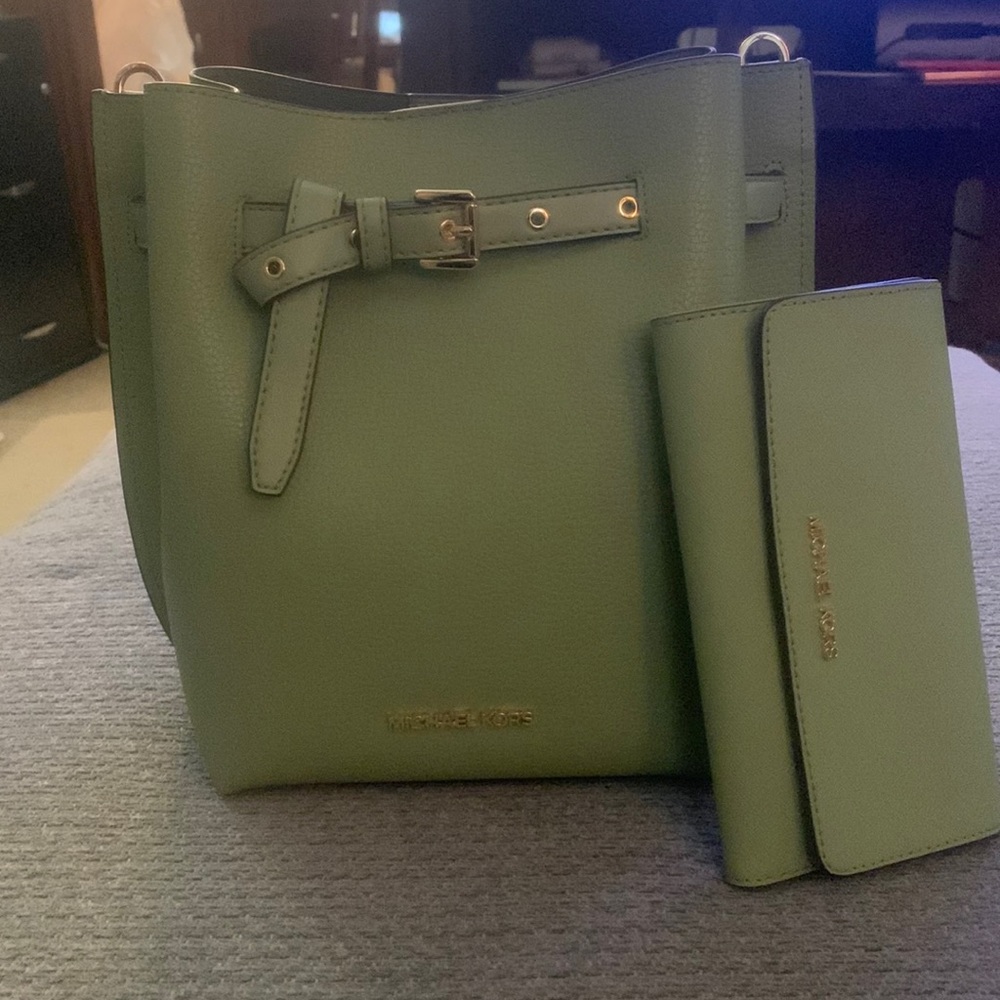 Michael Kors Emilia handbag with matching wallet